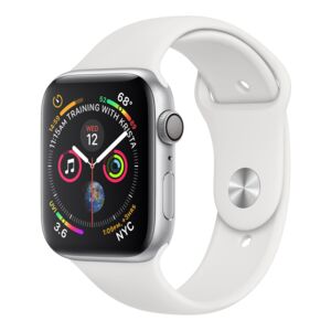 Apple Watch Series 4 GPS with Band Silver and White 40mm MU642AE/A Apple Watch Series 4 GPS with Band Silver and White 40mm MU642AE/A
